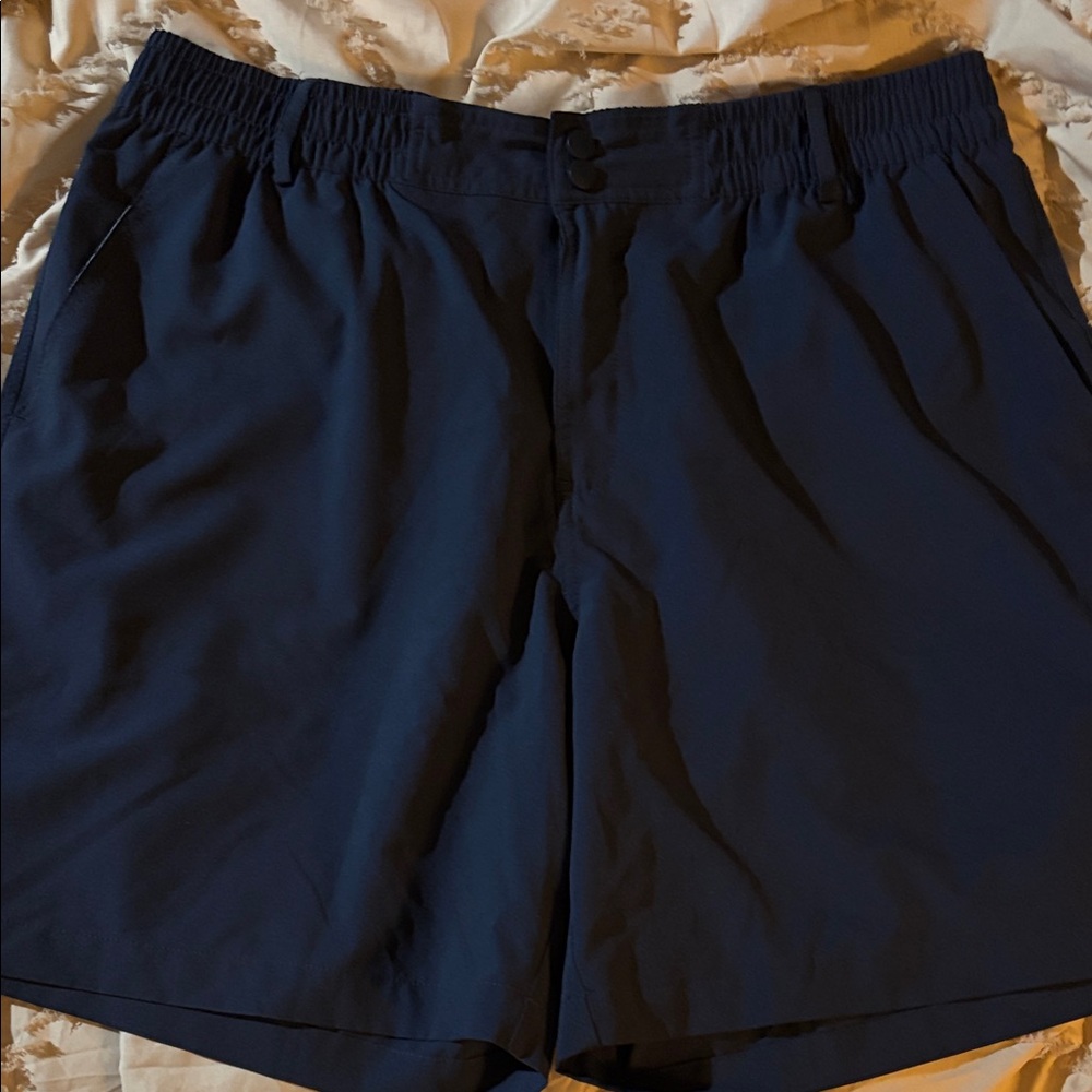 BURLEBO Dark Blue Athletic Shorts